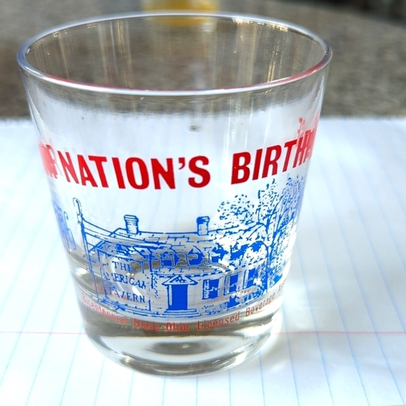 Vintage Bicentennial 1776-1976 Ohio Licensed Beverage Assoc Drinking Glasses 2ea - Picture 3 of 7